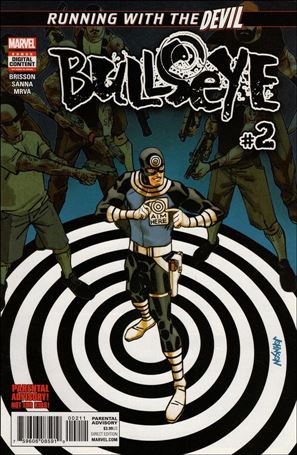 Bullseye issue 2 Dave Johnson Cover