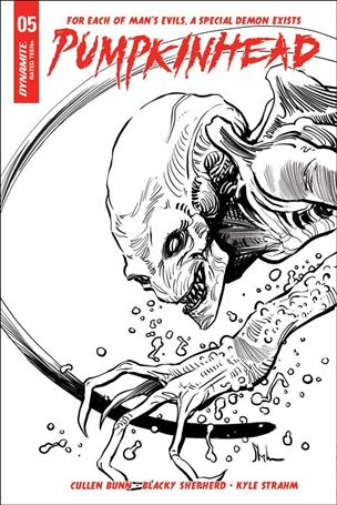 Pumpkinhead issue 5-C Kyle Strahm 1:10 Black & White Cover