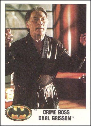 Batman (Collectors' Edition Set) card 11 Crime Boss Carl Grissom