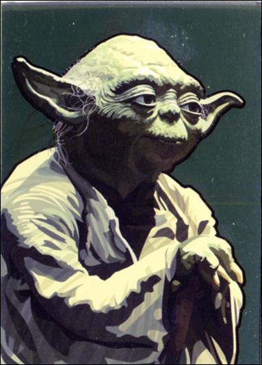 Star Wars Galaxy: Series 5 (Foil Subset) card 15-C Yoda Gold Foil 1/770