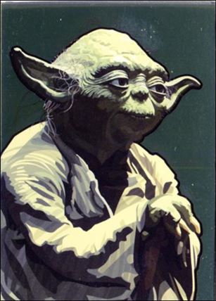 Star Wars Galaxy: Series 5 (Foil Subset) card 15-C Yoda Gold Foil 1/770