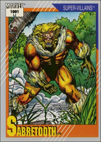 Marvel Universe: Series 2 (Base Set) card 56 Sabretooth