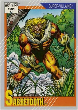 Marvel Universe: Series 2 (Base Set) card 56 Sabretooth