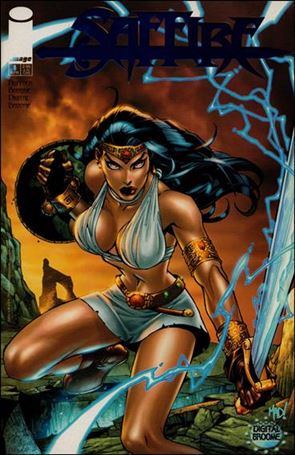 Saffire issue 1-E Joe Madureira Blue Foil Cover