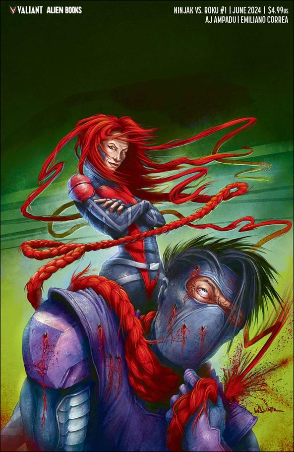 Ninjak Versus Roku issue 1-D Toby Willsmer Minimal Trade Cover