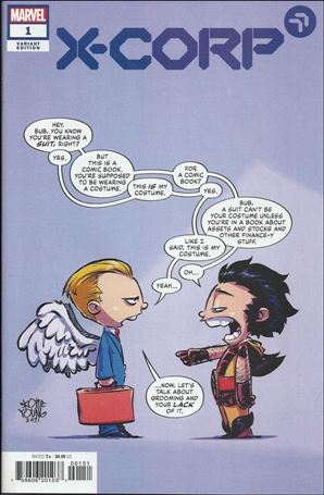 X-Corp issue 1-C Skottie Young Baby Cover
