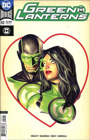 Green Lanterns issue 40-B Brandon Peterson Cover