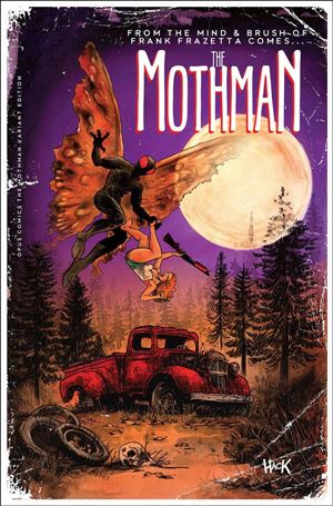 Frank Frazetta's Mothman issue 1-D Robert Hack 1:10 Cover