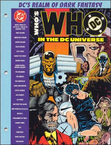 Who's Who In the DC Universe issue 15 Looseleaf Binder Format