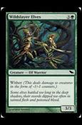 Magic the Gathering: Shadowmoor (Base Set) card 133 Wildslayer Elves