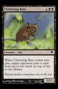 Magic the Gathering: Darksteel (Base Set) card 39 Chittering Rats