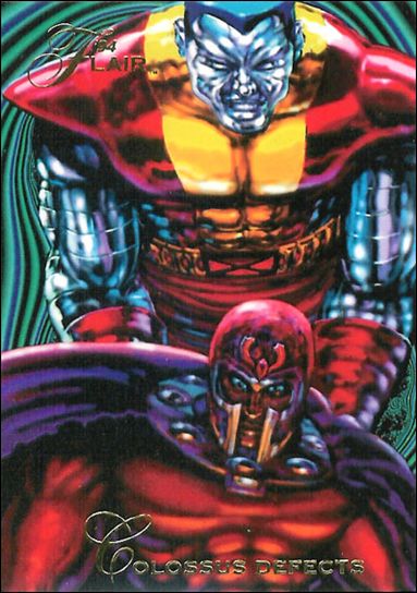 Marvel Annual Flair '94 (Base Set) card 122 Colossus Defects
