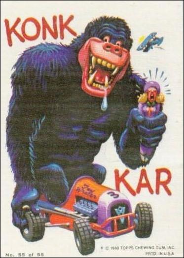 Weird Wheels (Base Set) card 55 Kong Kar