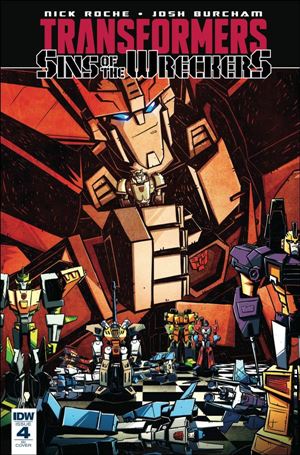 Transformers: Sins of the Wreckers issue 4-C Josh Burcham 1:10 Cover