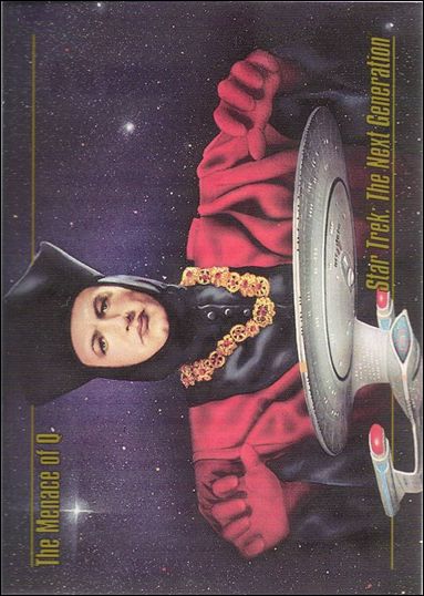 Star Trek Master Series: Series 1 (Base Set) card 49 The Menace of Q