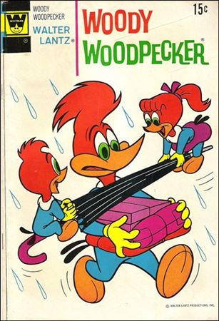 Walter Lantz Woody Woodpecker  issue 124-B Whitman Cover