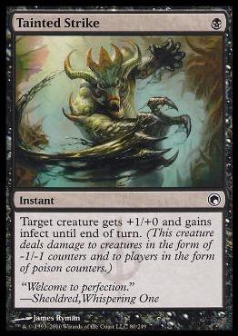 Magic the Gathering: Scars of Mirrodin (Base Set) card 80 Tainted Strike