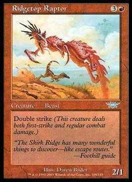 Magic the Gathering: Legions (Base Set) card 108 Ridgetop Raptor