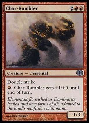Magic the Gathering: Future Sight (Base Set) card 96 Char-Rumbler