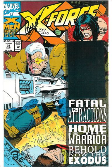 X-Force (1991) issue 25-B DF (Signed by Greg Capullo) 1/7500