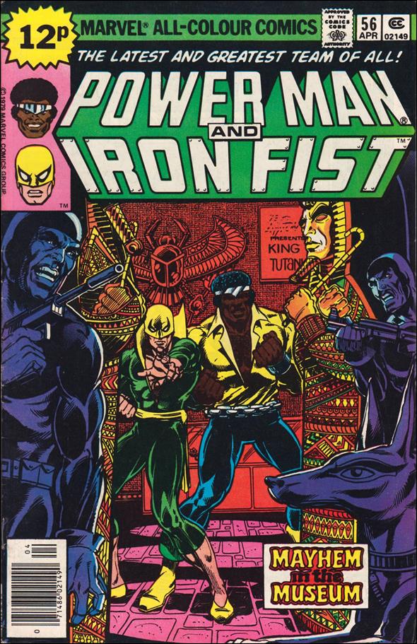 Power Man and Iron Fist (1978) issue 56-B UK Price Cover