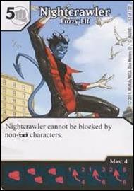 Marvel Dice Masters Avengers vs. X-Men  card 52 Nightcrawler: Fuzzy Elf