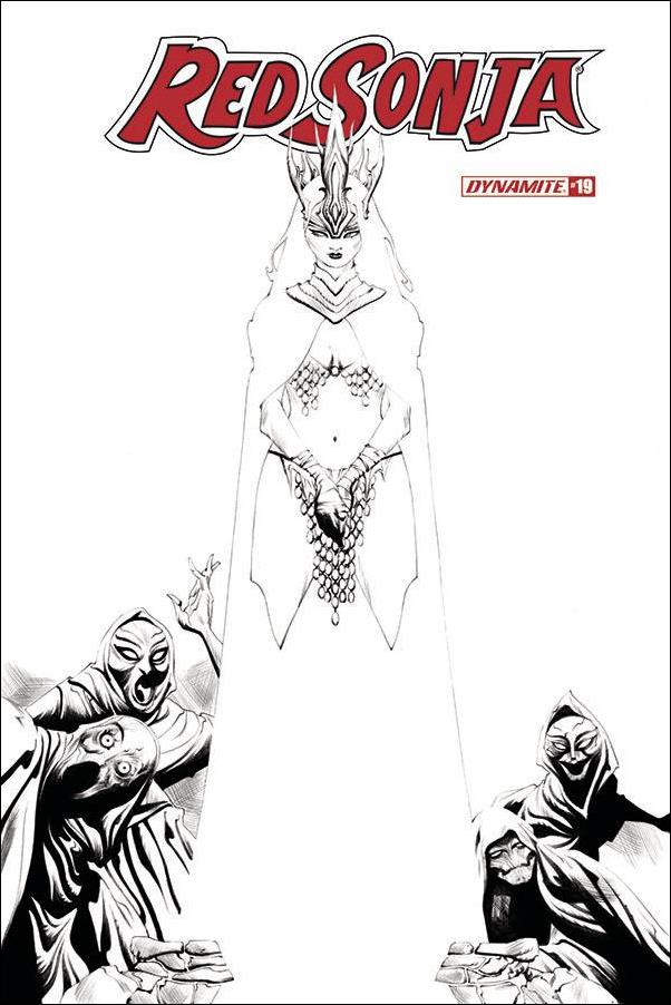 Red Sonja (2019) issue 19-N Jae Lee 1:30 Black & White Cover