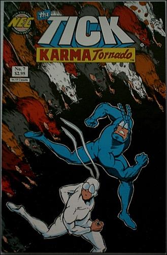 Tick Karma Tornado issue 7-B White & Blue Logo Cover (2nd Printing)
