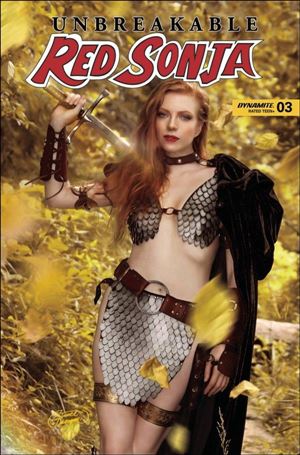 Unbreakable Red Sonja issue 3-E Cosplay Photo Cover
