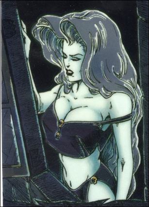 Evil Ernie Series II Chromium: Glow in the Dark (Base Set) card 15 Fury of Hell