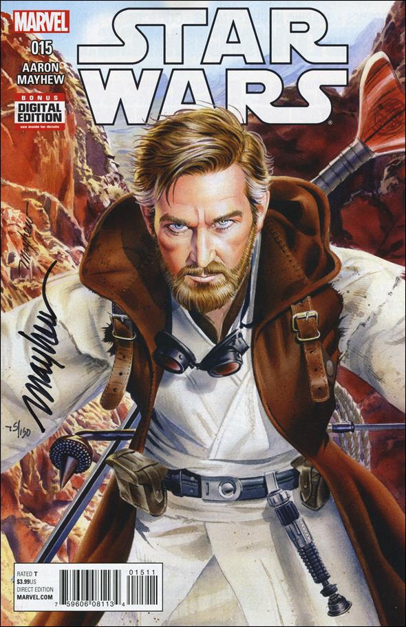 Star Wars (2015) issue 15-E DF Mayhew Cover (Signed in Black by Mayhew) 1/150