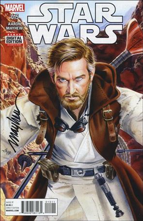 Star Wars (2015) issue 15-E DF Mayhew Cover (Signed in Black by Mayhew) 1/150