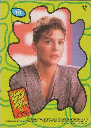 Teenage Mutant Ninja Turtles Movie II (Stickers Subset) card 10