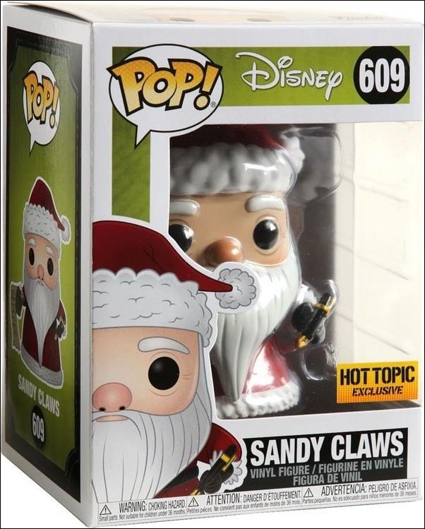 POP! Disney figure 609 Sandy Claws Hot Topic Exclusive