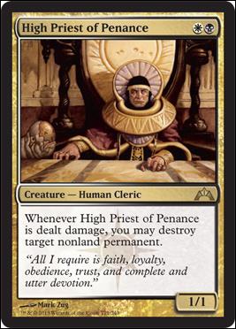 Magic the Gathering: Gatecrash (Base Set) card 171 High Priest of Penance