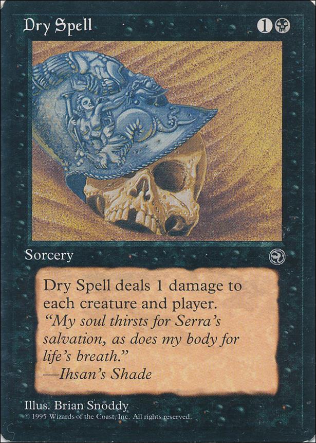 Magic the Gathering: Homelands (Base Set) card 46-B Dry Spell