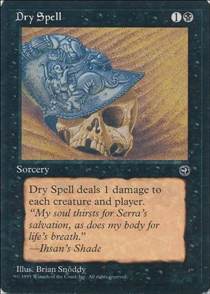 Magic the Gathering: Homelands (Base Set) card 46-B Dry Spell