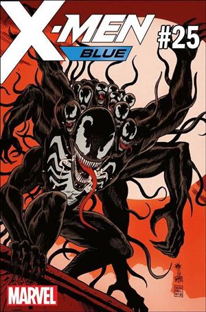 X-Men: Blue issue 25-B Francesco Francavilla Venom 30th Anniversary Cover