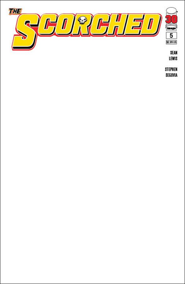 Scorched issue 5-C Blank/Sketch Cover