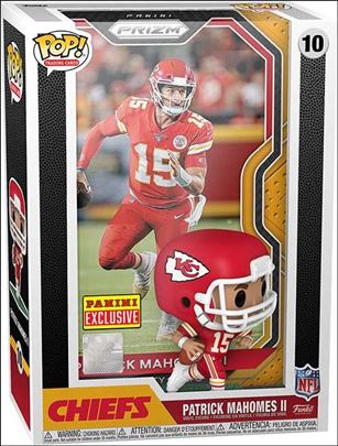 Pop! Trading Cards figure 10-B Patrick Mahomes II (Prizm Gold Card)