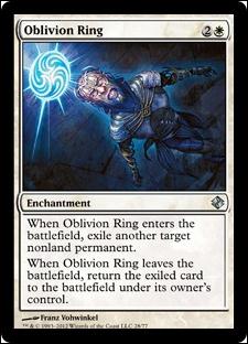 Magic the Gathering: Duel Decks: Venser vs. Koth (Base Set) card 28 Oblivion Ring