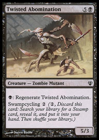 Magic the Gathering: Archenemy (Base Set) card 26 Twisted Abomination