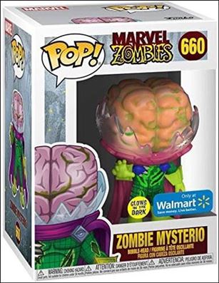 POP! Marvel figure 660-B Zombie Mysterio (GITD)