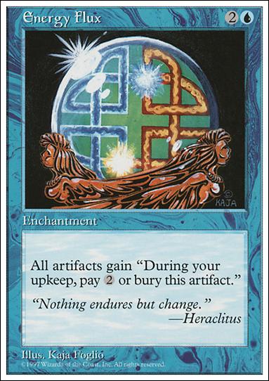 Magic the Gathering: 5th Edition (Base Set) card 83 Energy Flux