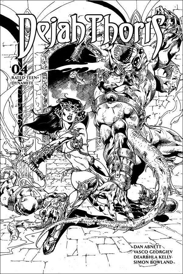 Dejah Thoris (2019) issue 4-G Roberto Castro 1:7 Black & White Cover