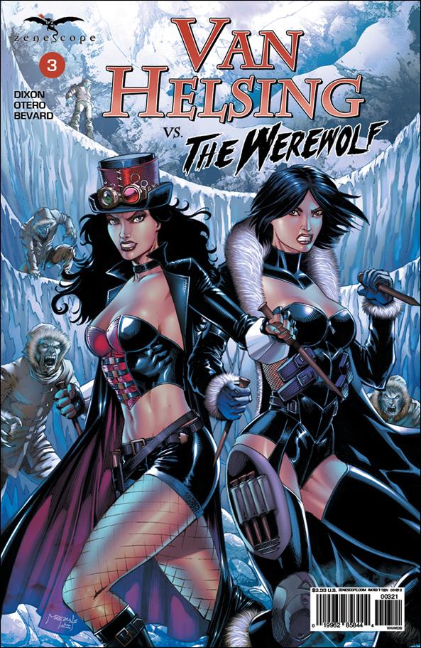 Van Helsing vs the Werewolf issue 3-B Jason Metcalf Cover