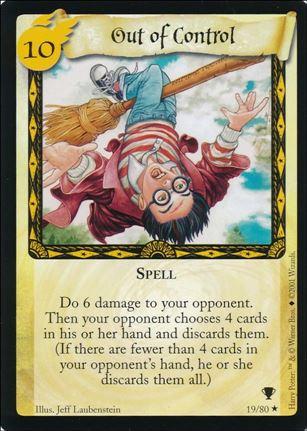 Harry Potter: Quidditch Cup (Base Set) card 19 Out of Control