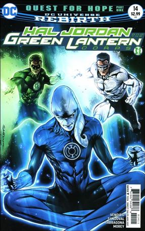 Hal Jordan and the Green Lantern Corps issue 14 Rafa Sandoval Cover