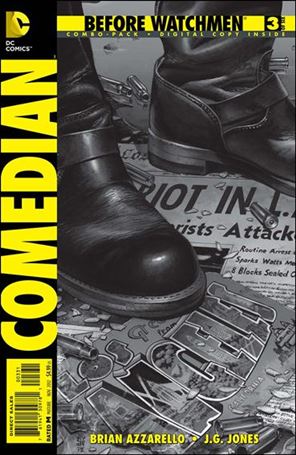 Before Watchmen: Comedian issue 3-C Unbagged J.G. Jones Cover Combo Pack