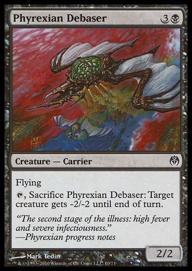 Magic the Gathering: Duel Decks: Phyrexia vs. the Coalition (Base Set) card 10 Phyrexian Debaser